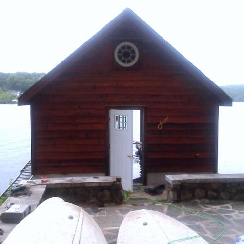 House view of boathouse